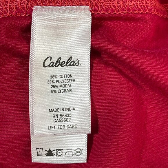 Cabela's Women's Hoodie T-Shirt Top Pink Size L Large Modal Blend - Picture 4 of 7